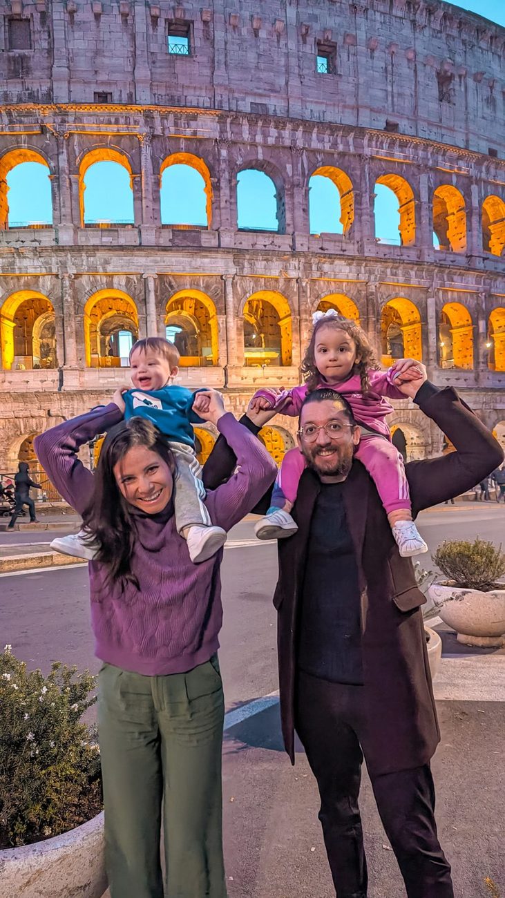 Família Medina em Roma